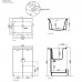 Kerasan Aquadom Раковина 60х50 см, без отв., цвет: белый. 029201*0