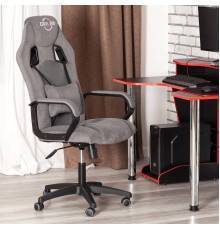 Игровое кресло TetChair Driver флок серый 29, ткань TW-12
