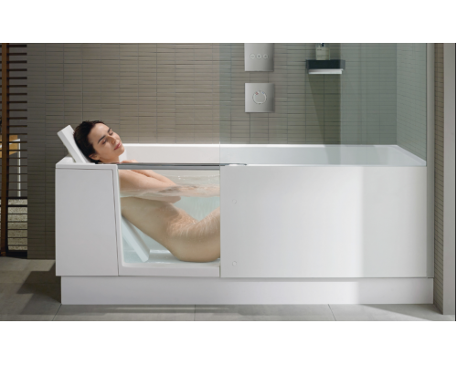 DURAVIT Shower + Bath Bathtub Ванна 170х75хh210.5см, прямоугольная с входной дверью и душевой шторкой, DX - правосторонняя, цвет: белый. 791246000001000, 700404000000000 DURAVIT Shower + Bath Bathtub Ванна 170х75хh210.5см, прямоугольная с входной дверью и душевой шторкой, DX - правосторонняя, цвет: белый. 791246000001000, 700404000000000