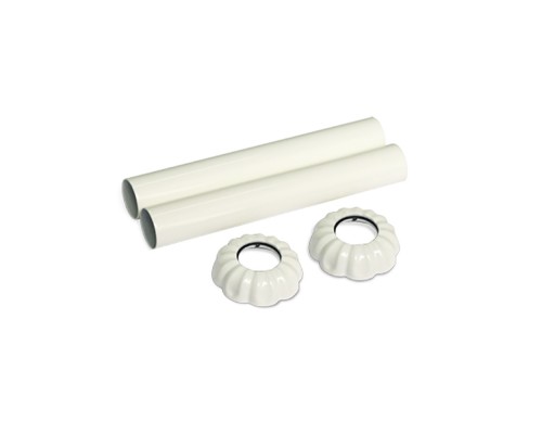 Комплект декоративных трубок SR Rubinetterieретро 160xD 18-20-1/2цвет белый 0497-1500V16A