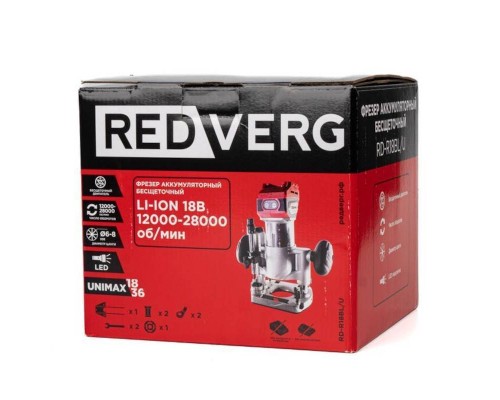 Фрезер аккумуляторный бесщеточный REDVERG RD-R18BL/U (без акк, без з/у) Фрезер аккумуляторный бесщеточный REDVERG RD-R18BL/U (без акк, без з/у)