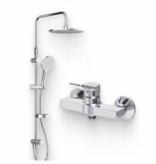 Душевой комплект Смеситель для душа AM.PM X-Joy F85A20000 + Стойка Like F0780064