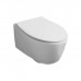Simas Lft Spazio Унитаз подвесной 52х35см., безободковый, цвет: белый. F85,  LFT18 bi rimless