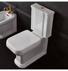Kerasan Waldorf Унитаз-моноблок 68х40см, фурнитура золото. 411701,  418101,  760391,  750991