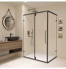 Душевой уголок RGW Classic CL-46-B 100х80x185, профиль матовый черный, стекло прозрачное
