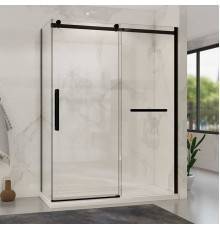 Душевой уголок Vincea Como Soft VSR-1CS1015CLB 150x100 см профиль черный, стекло прозрачное