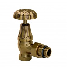 Клапан SR Rubinetterie угловой серия Floral Old Style 1/2, цвет бронза 0337-1500Z000
