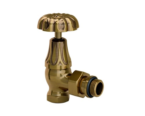 Клапан SR Rubinetterie угловой серия Floral Old Style 1/2, цвет бронза 0337-1500Z000