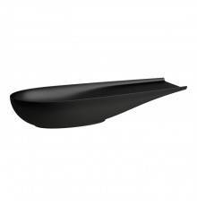 Laufen Alessi One Раковина-чаша 100х38х17см., без отв., без перелива, с покр. LLC, цвет: черный матовый. 8.1897.4.716.112.1