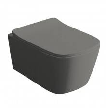 Artceram A16 Унитаз подвесной Reel 36х52 см, Saniglaze, цвет: grigio olivia. ASV006 15 00