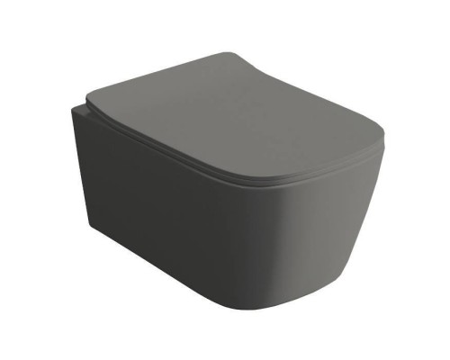 Artceram A16 Унитаз подвесной Reel 36х52 см, Saniglaze, цвет: grigio olivia. ASV006 15 00