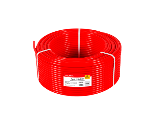 Труба РОСТерм PE-Xa/EVOH 16х2,0 из сшитого полиэтилена, бухта 200м, красная 16PAEVOH1T