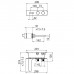 Carimali Встраиваемая часть настенного смесителя для раковины. W2501