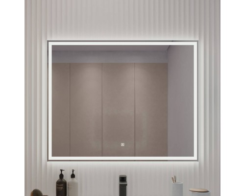 Зеркало Aqua de Marco Carrera 100х80 см, с LED-подсветкой Зеркало Aqua de Marco Carrera 100х80 см, с LED-подсветкой