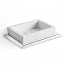 3SC Guy Мыльница подвесная, композит Solid Surface, цвет: белый матовый/белый матовый. GU01BO