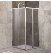 Душевой уголок BelBagno Unique A-2-75/90-P-Cr стекло punto
