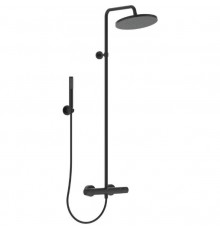 IS BC748XG Ceratherm T25 Душевая система для душа, с терм., Ø300/микрофон мм, 1/1 реж., черный мат BC748XG