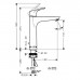 Hansgrohe Focus, Смеситель для раковины, высокий, с донным клапаном, Цвет: хром. 31608000