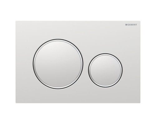 Geberit Sigma20 Клавиша для двойного смыва, круглая, цвет: хром матовый. 115.882.JQ.1
