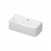 DURAVIT Happy D2 Ванна 180х80x60см, угол слева  вариант с двумя наклонами для спины, с интегр акрилов панелью и ножками, цвет белыйнаклонами для спины, цвет: белый. 791219000001000,  700316000000000