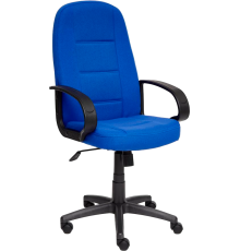 Компьютерное кресло TetChair СН747, ткань синяя 2601