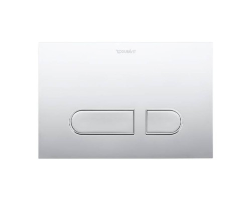 Duravit DuraSystem А1 Клавиша смыва для унитаза, 21.7х14.6см, двойной смыв, фронтальная пластина, цвет: хром. WD5001021000 Duravit DuraSystem А1 Клавиша смыва для унитаза, 21.7х14.6см, двойной смыв, фронтальная пластина, цвет: хром. WD5001021000
