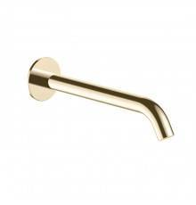 Fantini Nostromo Излив для ванны, настенный, цвет: Matt British Gold PVD. 50 P6 8432