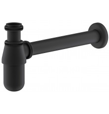 Timo 960/03L Сифон для раковины бутылочный, без выпуска, черный 960/03L