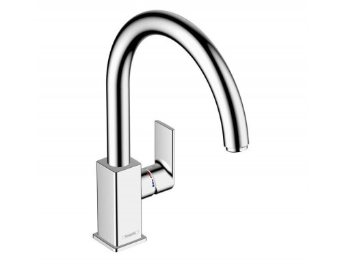 Hansgrohe Vernis Shape M35 Смеситель для раковины, однорычажный, излив 260 мм, цвет: хром . 71871000
