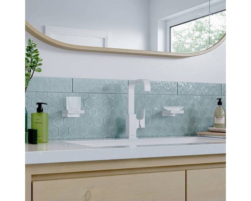 Hansgrohe AddStoris Мыльница, цвет: белый матовый. 41746700 Hansgrohe AddStoris Мыльница, цвет: белый матовый. 41746700
