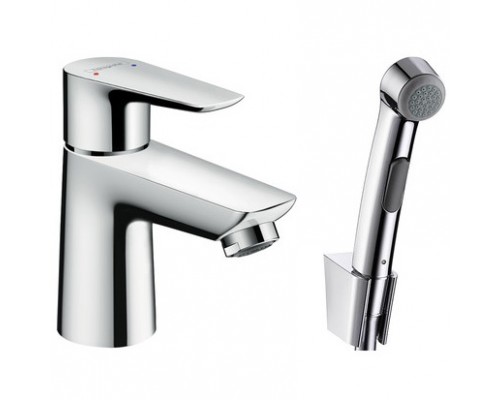 HG 71 729 000 Talis E Смеситель для раковины 71 мм, Push-Open, с гигиеническим душем 71729000