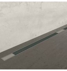 Душевой лоток BETTOSERB Slim Line 550 ; Корпус из ABS-пластика, минимальная высота монтажа 68мм
Пропускная способность до 45 л/мин, 40л/мин с сухим затвором 
Двойная дренажная система
регулируемая по высоте дизайн-вставка +/- 12мм (нерж.сталь AISI 304)
си