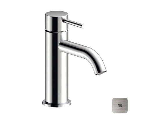 Almar Mixers Смеситель для раковины, 1 отв., без донного клапана, цвет: никель брашированный