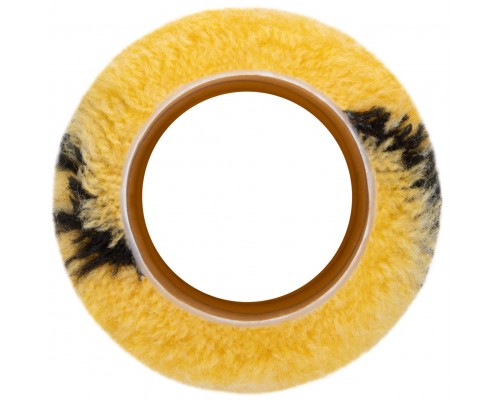 Ролик полиакриловый, бежевый с черной полоской, диам. 40/61 мм; ворс 10,4 мм, 100 мм