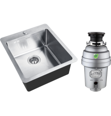 Комплект Мойка кухонная Zorg Inox HD 4551 + Измельчитель Inox D ZR-38 D