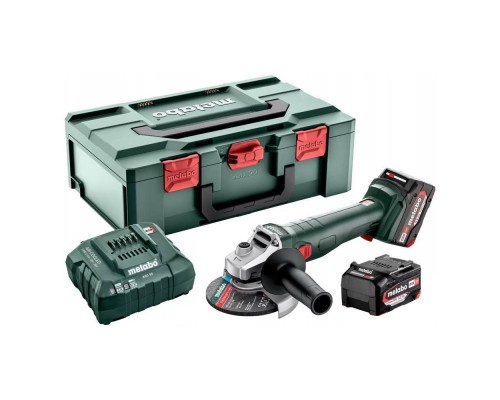Машина шлифовальная угловая аккумуляторная Metabo W 18 L 9-125++ЗУ ASC55 Машина шлифовальная угловая аккумуляторная Metabo W 18 L 9-125++ЗУ ASC55