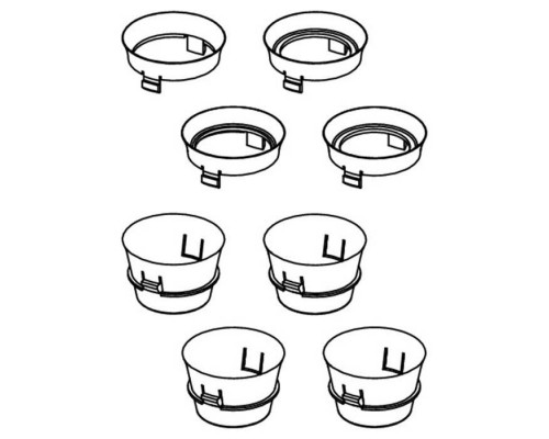 TECE Набор ограничительных колец 28-46 мм для клапана А2. 9820337
