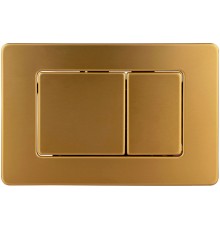 AQM4112BG Панель смыва AQUAme нерж сталь, золото шлифованное AQM4112BG