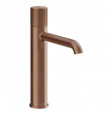 Gessi Habito Rigato Смеситель для раковины, 1 отв., без донного клапана, цвет: Copper Brushed PVD. 70506#708