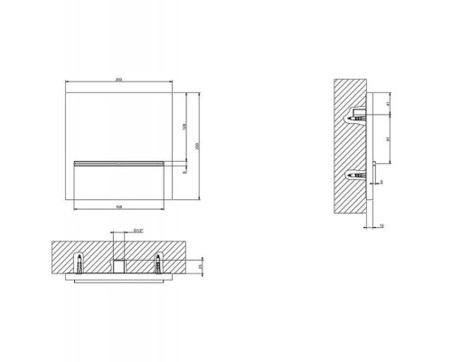 Gessi Cascata Душевой каскадный излив, с возможностью подкл. удаленного управления, цвет: Gold CCP. 20295#080
