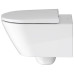 Duravit D-Neo Унитаз подвесной 37х54 см, безободковый, WonderGliss, цвет: белый. 25770900001