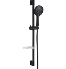 Душевой гарнитур AQUAme AQM8101MB матовый черный