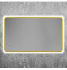 Зеркало Art Max Siena S 60х100 золото, с LED-подсветкой, 6000К
