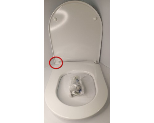 Roca 7.801D.1.200.7 The Gap Round Крышка для унитаза Roca The Gap Round Soft Close тонкая 801D12007