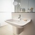 Duravit  Starck III Раковина 55х43см., 1 отв., с полупьедесталом, с переливом, цвет: белый. 0865160000,  0300550000