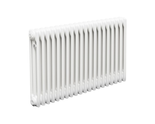 Трубчатый радиатор ТЕПЛОФОРТ ТР3057, 20 секций, боковое подключение 3/4”, белый глянец 200054