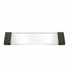 Decor Walther Classic Tab 34 Лоток универсальный 34x12см, прозрачное стекло, настольный, цвет: темная бронза. 0848717