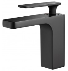 Timo 4361/03F Torne Смеситель для раковины 111 мм, гладкий, черный 4361/03F