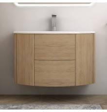 Тумба с раковиной Cezares Eden 91 rovere tabacco, раковина 50177