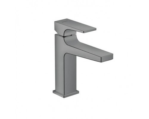 Hansgrohe Metropol Смеситель для раковины 110, на 1 отв, с донным клапаном, излив 135мм, цвет: шлифованный черный хром. 32507340 Hansgrohe Metropol Смеситель для раковины 110, на 1 отв, с донным клапаном, излив 135мм, цвет: шлифованный черный хром. 32507340